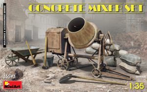 MiniArt 35593 - Concrete Mixer Set - 1:35