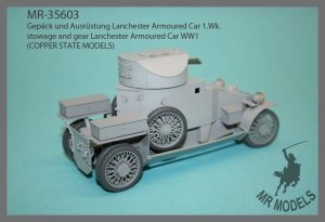 MR Modellbau  MR - 35603 Gepackset Lanchester Armoured Car ( WW I )