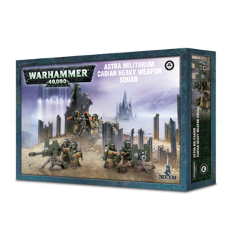 Warhammer 40K  47-19 Astra Militarum Cadian Heavy Weapons Squad