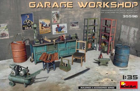 MiniArt 35596 - Garage Workshop - 1:35