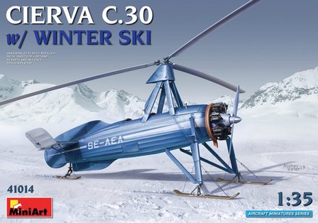 MiniArt 41014 - Cierva C.30 with Winter Ski - 1:35