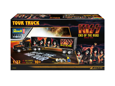 Revell 07644 KISS Tour Truck &quot;End of the Road&quot; Gift Set 1:32