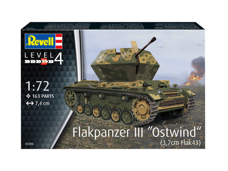 Revell 03286 Flakpanzer III &quot;Ostwind&quot; (3,7cm Flak 43) 1:72