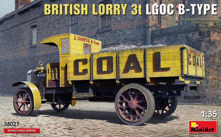 MiniArt 38027 - British Lorry 3T LGOC B-Type "COAL" - 1:35