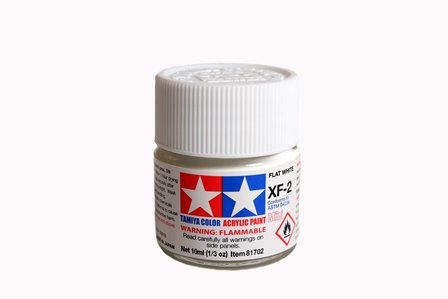 Tamiya 81702 - XF2/XF-2 Flat White - 10ml