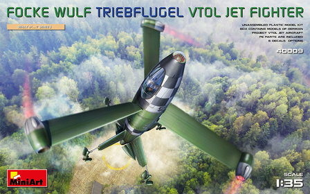 MiniArt 40009 - Focke Wulf Triebflugel VTOL Jet Fighter - 1:35
