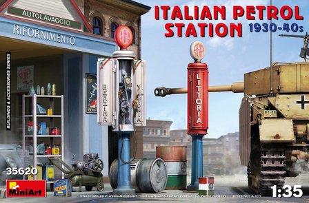 Miniart 35620 - Italian Petrol Station - 1:35