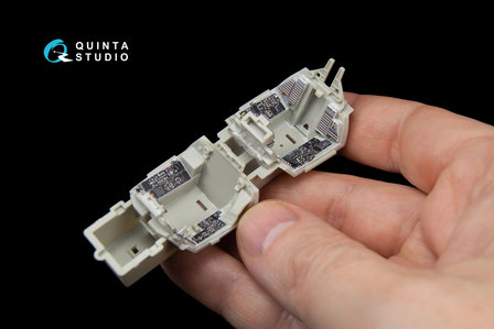 Quinta Studio QD48048 - F-14A  3D-Printed &amp; coloured Interior on decal paper  (for Tamiya kit) - 1:48