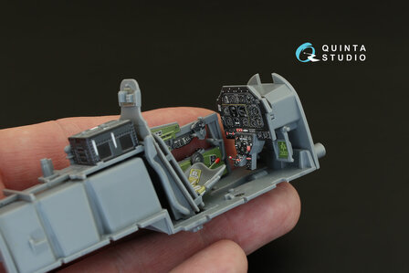 Quinta Studio QD32004 - P-51D Late Mustang  3D-Printed &amp; coloured Interior on decal paper  (for Tamiya kit) - 1:32