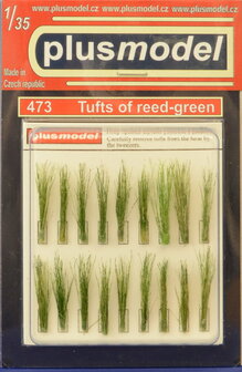 plusmodel 473 Rivets Tufts of reed-green