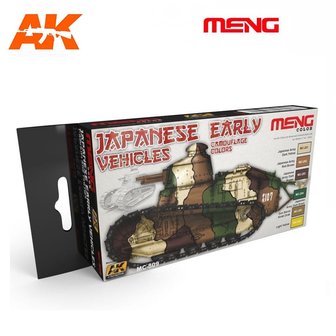 MC809 - Japanese Early Vehicles Camouflage Colors - [MENG color by AK Interactive]