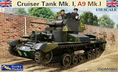 Gecko Models 35GM0003 Cruiser Tank Mk. I, A9 Mk.I 1:35