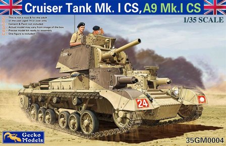 Gecko Models 35GM0004 Cruiser Tank Mk. I CS, A9 Mk.I CS 1:35