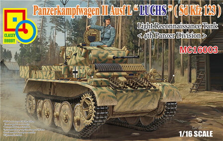 Classy Hobby MC16003 Panzerkampfwagen II L &quot;Luchs&quot; (SdKfz 123) Light Reconnaissance Tank  1:16