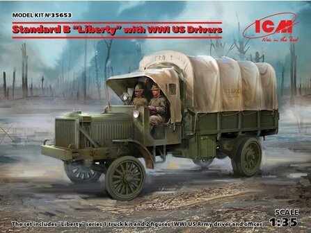 ICM 35653 Standard B &quot;Liberty&quot; with WWI US Drivers 1:35
