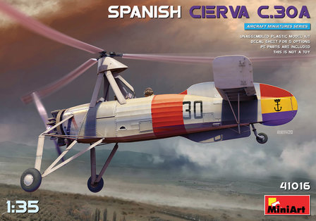 MiniArt 41016 - Spanish Cierva C.30A - 1:35