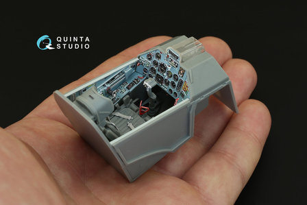 Quinta Studio QD32006 - Su-25UB  3D-Printed &amp; coloured Interior on decal paper  (for Trumpeter kit) - 1:32