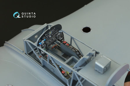 Quinta Studio QD32007 - Yak-3  3D-Printed &amp; coloured Interior on decal paper  (for Special Hobby kit) - 1:32