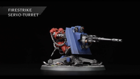 WARHAMMER 48-52 SPACE MARINES PRIMARIS FIRESTRIKE SERVO-TURRET