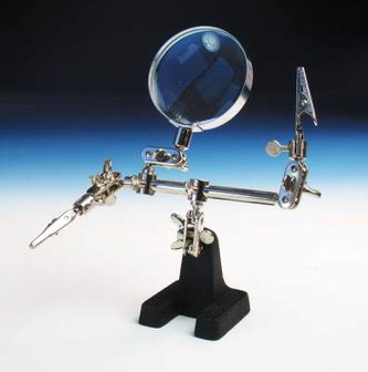 The ModelCraft PCL2228 Helping Hands &amp; Glass Magnifier