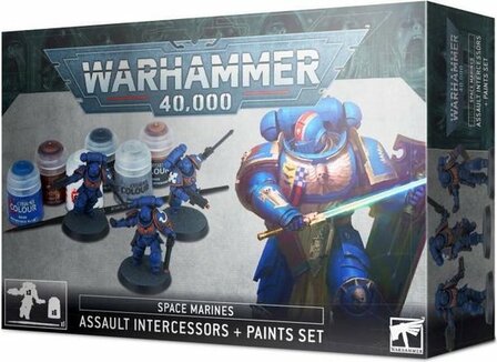 WARHAMMER 60-11 SPACE MARINES ASSAULT INTERCESSORS