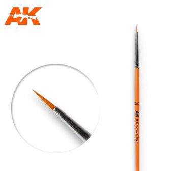 AK600 - 5/0 Round Brush Synthetic - [AK Interactive]