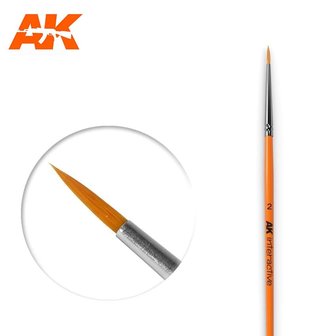 AK604 - 2 Round Brush Synthetic - [AK Interactive]