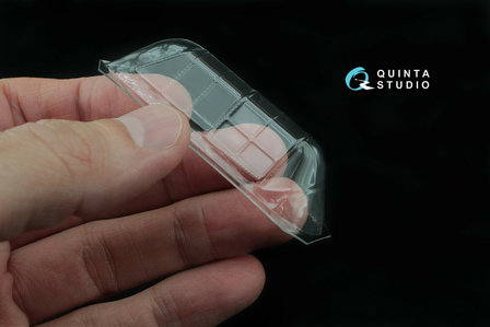 Quinta Studio QC48017 - Su-2  vacuformed clear canopy (for Zvezda kit) - 1:48