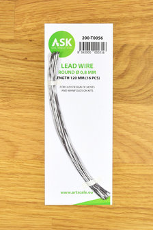 ASK 200-T0056 LEAD WIRE ROUND 0,8 MM