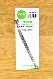 ASK 200-T0054 LEAD WIRE ROUND 0,6 MM