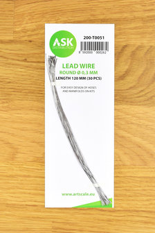 ASK 200-T0051 LEAD WIRE ROUND 0,3MM