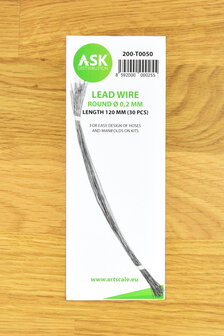 ASK 200-T0050 LEAD WIRE ROUND 0,2 MM