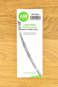 ASK 200-T0052 LEAD WIRE ROUND 0,4 MM