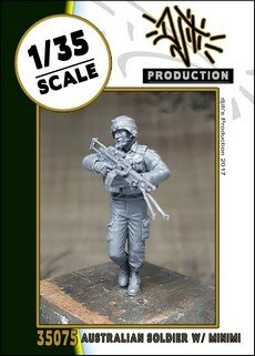 Djiti&#039;s Production 35075 Australian Soldier W/Minimi