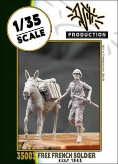 Djiti&#039;s Production 35003 Free French Soldier Sicily 1943