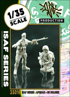 Djiti&#039;s Production 35016 ISAF Series : Afghan + US Soldier