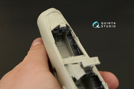 Quinta Studio QD32012 - Mirage 2000D 3D-Printed &amp; coloured Interior on decal paper (for Kitty Hawk  kit) - 1:32
