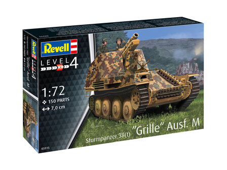 Revell 03315 - Sturmpanzer 38(t) &quot;Grille&quot; Ausf. M - 1:72
