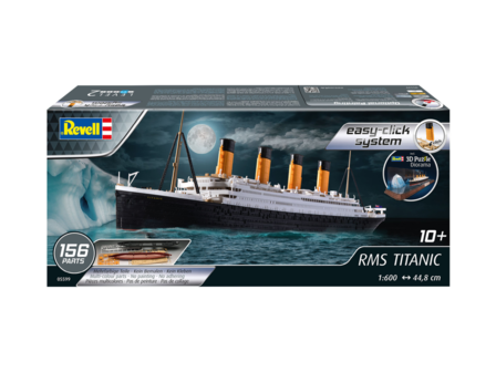 Revell 05599 - RMS Titanic (easy-click) + 3D Puzzle (Iceberg) - 1:600