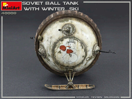 MiniArt 40008 - Soviet Tank Ball Tank with Winter Ski. INTERIOR KIT - 1:35