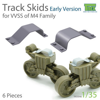 TR35046 - Track Skids Set (Early Version) for M4 Family - 1:35 - [T-Rex Studio]