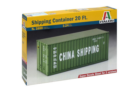 Italeri 3888 - Shipping Container 20 Ft. - 1:24