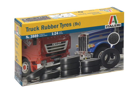 Italeri 3889 - Truck Rubber Tyres (8x) - 1:24