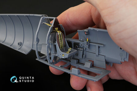 Quinta Studio QD32019 - Spitfire Mk.VIII 3D-Printed &amp; coloured Interior on decal paper (for Tamiya kit) - 1:32