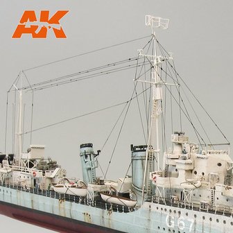 AK9135 - Elastic Rigging Bobbin Hyper-Thin (suitable for 1:72 / 1:350 / 1:700) - [AK Interactive]