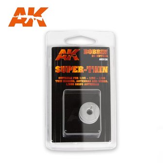 AK9136 - Elastic Rigging Bobbin Super-Thin (suitable for 1:35/ 1:32 / 1:48 / 1:350) - [AK Interactive]