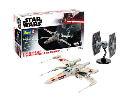 Revell 06054 - X-Wing Fighter + TIE Fighter Collector Set - 1:57 &amp; 1:65