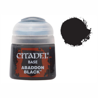 Citadel 21-25 Base Abaddon Black