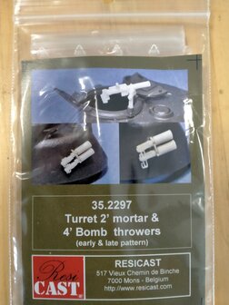 ResiCAST 35.2297 Turret 2&#039; mortar &amp; 4&#039; Bomb throwers 