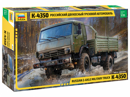 Zvezda 3692 Russian 2-Axle Miltary truck K-4350